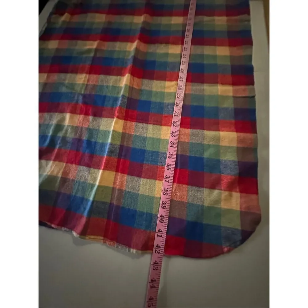 Brand New Vintage Montgomery Ward Women's Large Multi Colored Sleep Dress Button